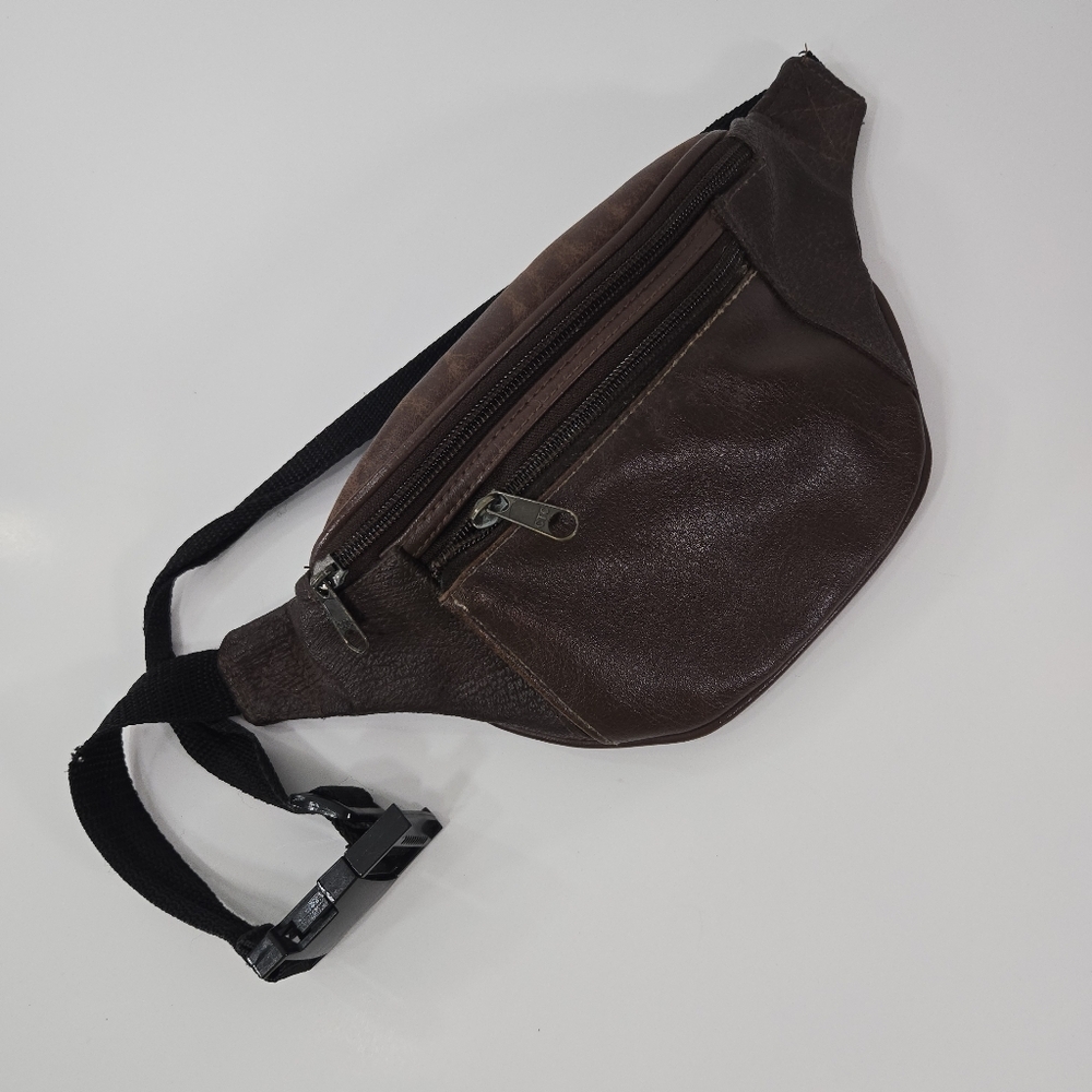 vintage brown fanny pack - Picture 3 of 11
